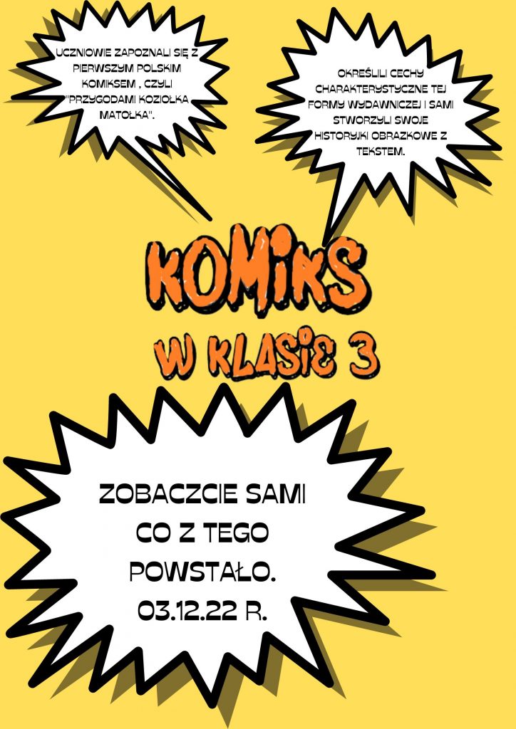 Komiksy klasy 3