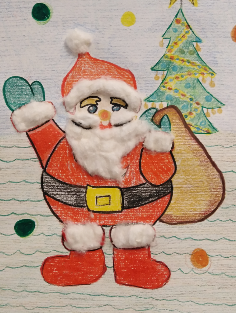 Konkurs plastyczny „Święty Mikołaj w oczach dzieci” w klasie 2