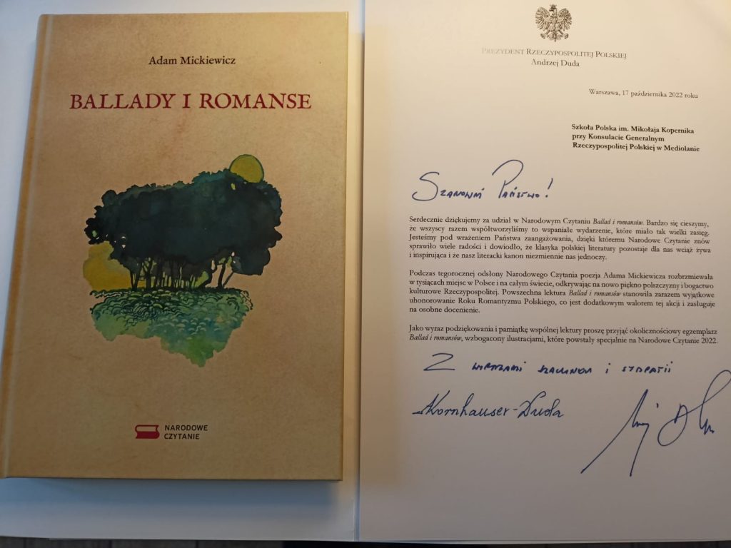 „Ballady i romanse” – Narodowe Czytanie