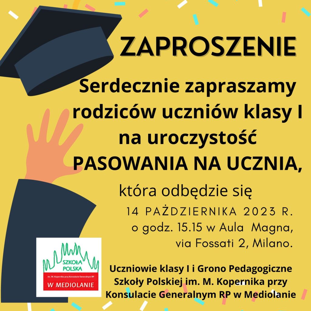 Pasowanie na ucznia