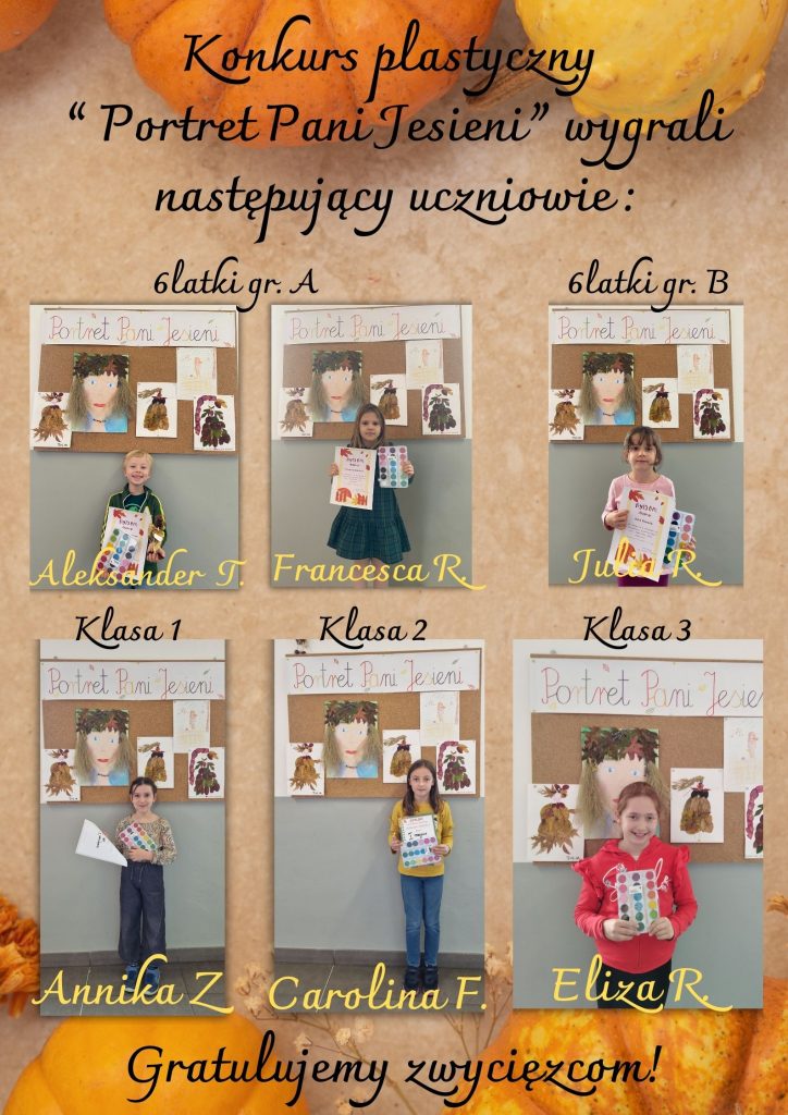 Rozstrzygnięcie konkursu „Portret Pani Jesieni”