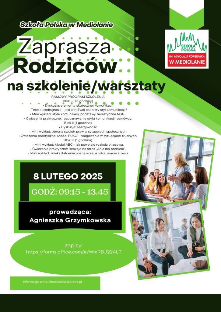 Szkolenie dla rodziców
