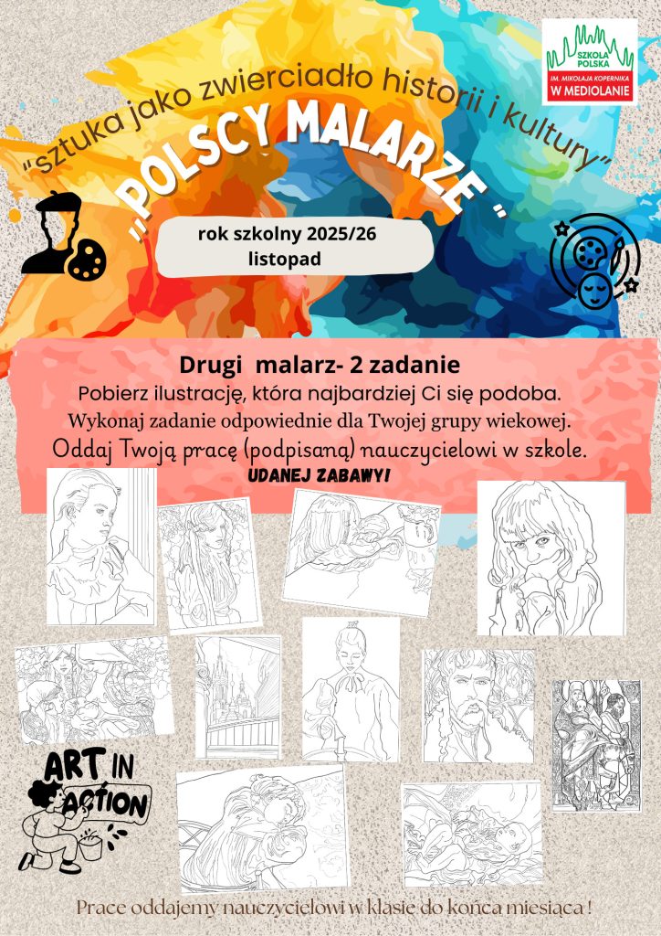 Polscy malarze – 2 zadanie