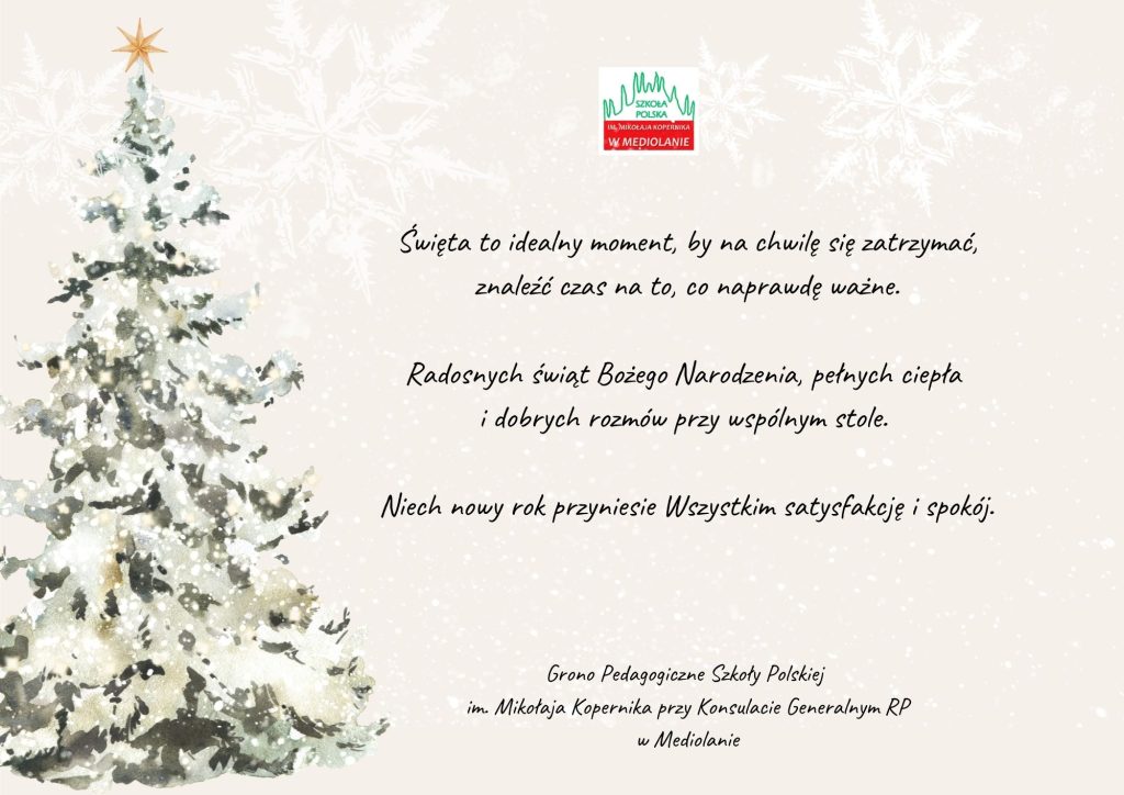 Życzenia świąteczne